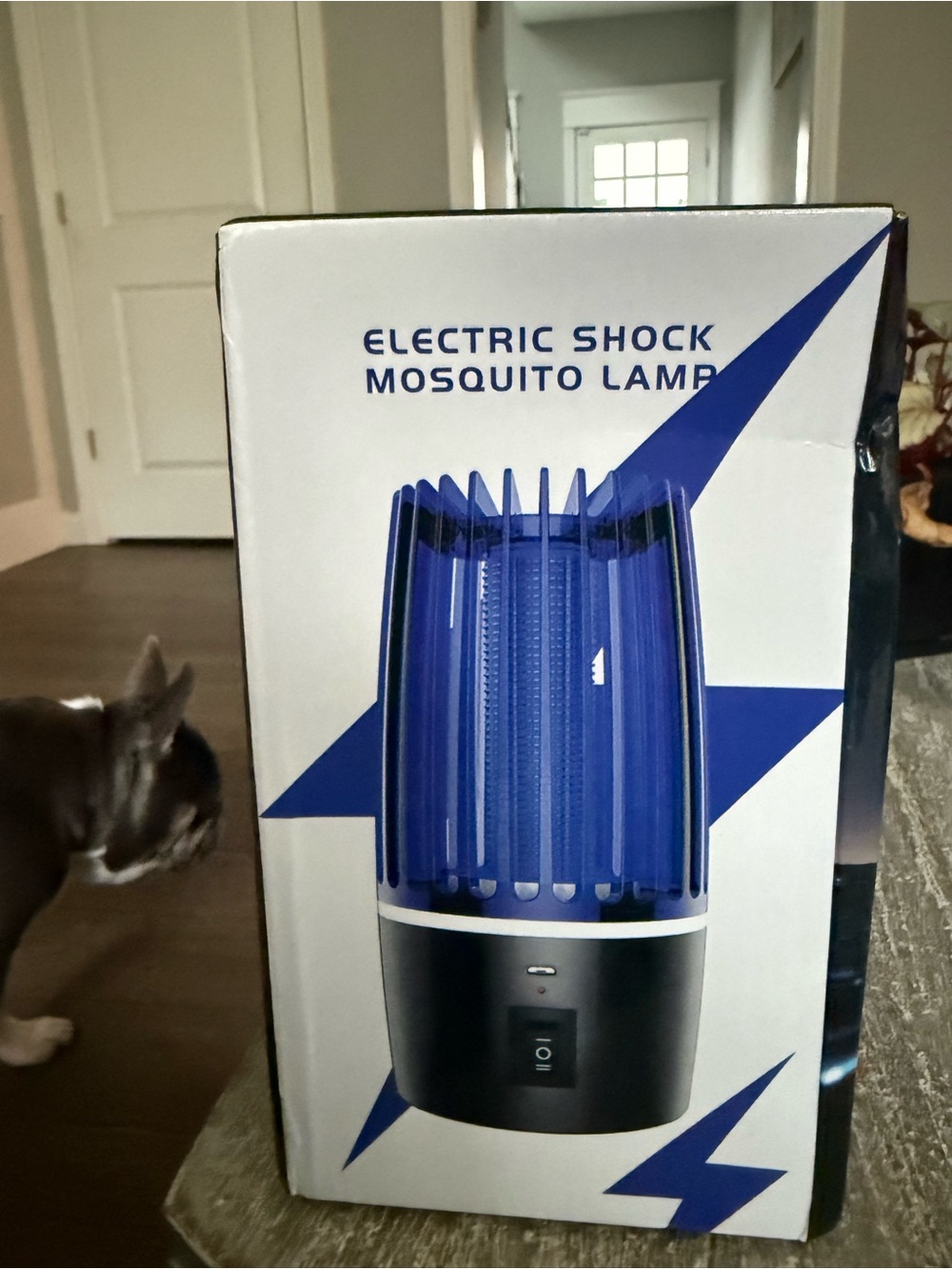 Electric Shock Mosquito Lamp for Reptile Habitats - Blue
